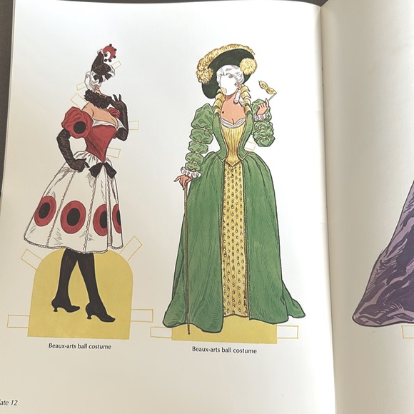 UNCUT Tom Tierney Gibson Girl Full Color Paper Dolls 1985 vintage - Picture 3 of 4